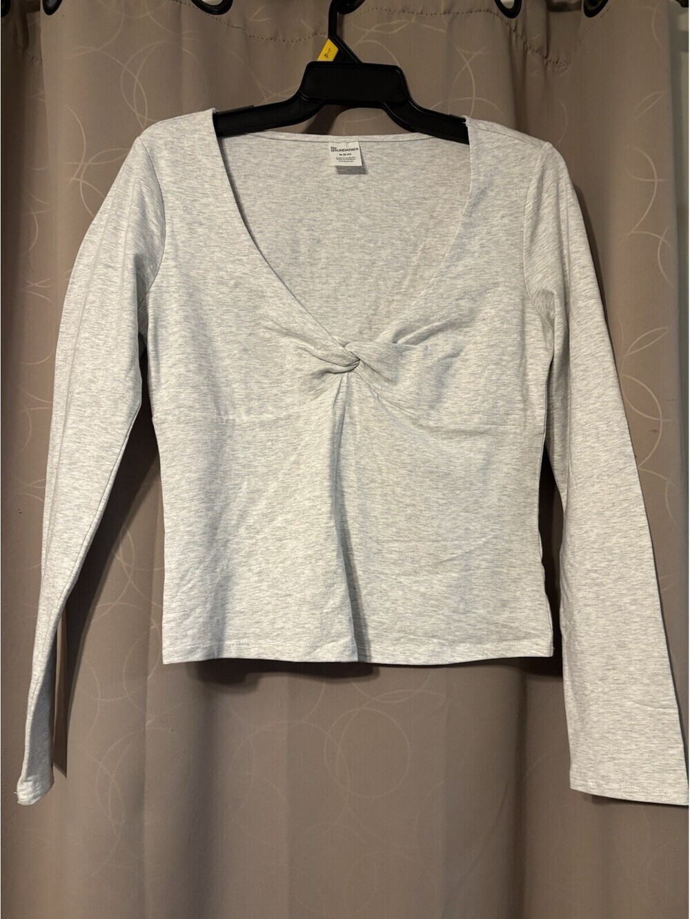 womens medium long sleeve knit cotton tops